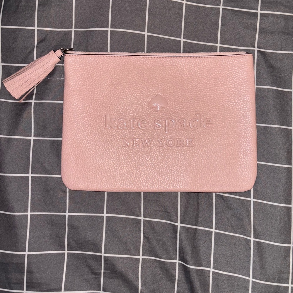 Kate Spade Pink Leather Pouch
